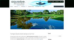 Desktop Screenshot of ponddye.com